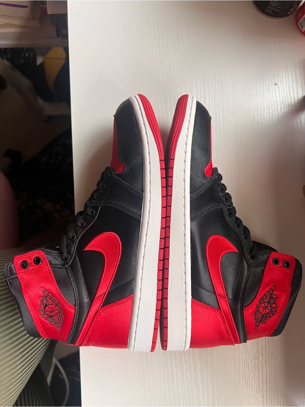 Women’s Satin Bred Air Jordan 1 Retro High OG